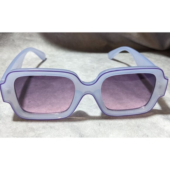 Free People Accessories - Free People Purple Shadow Side Square Sunglasses